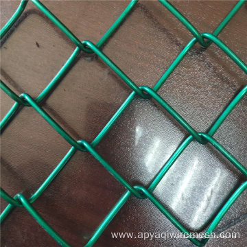 PVC Coated Diamond Mesh Wire Chain Link Fence